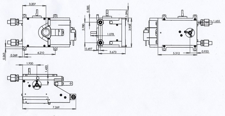 EB11 dimensioned general-arrangement drawing — EB Sources