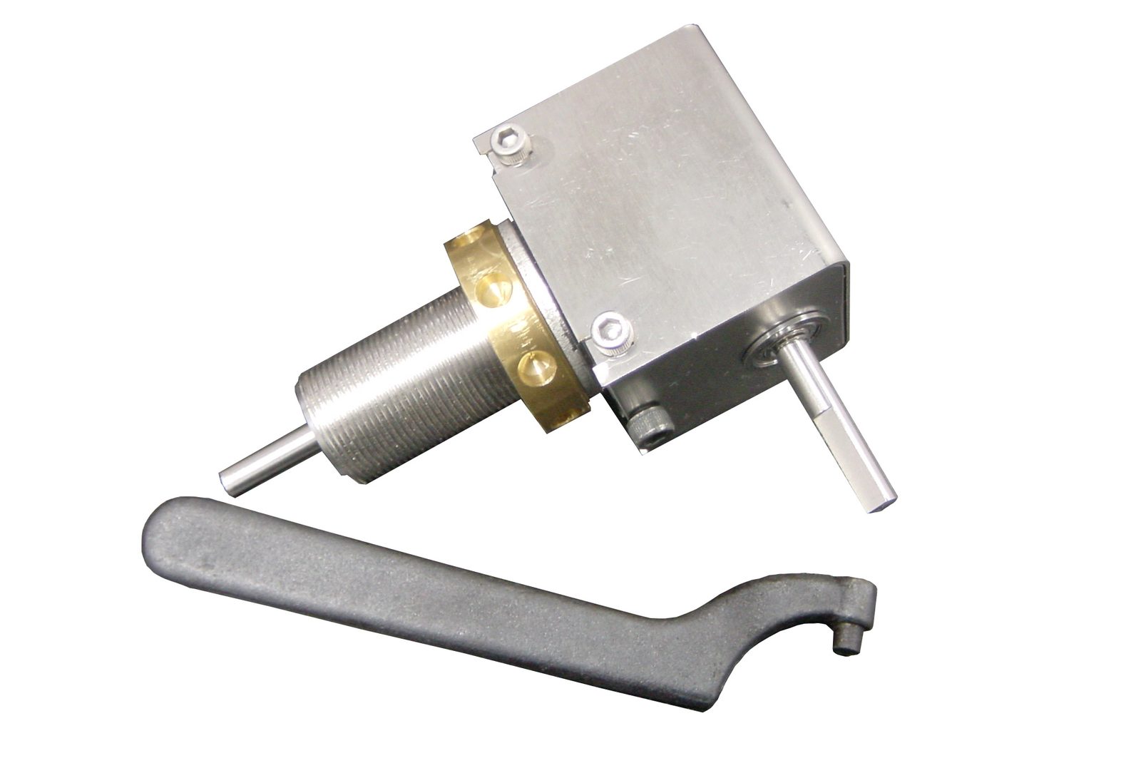 Right-angle feed-thru assembly — EB Sources